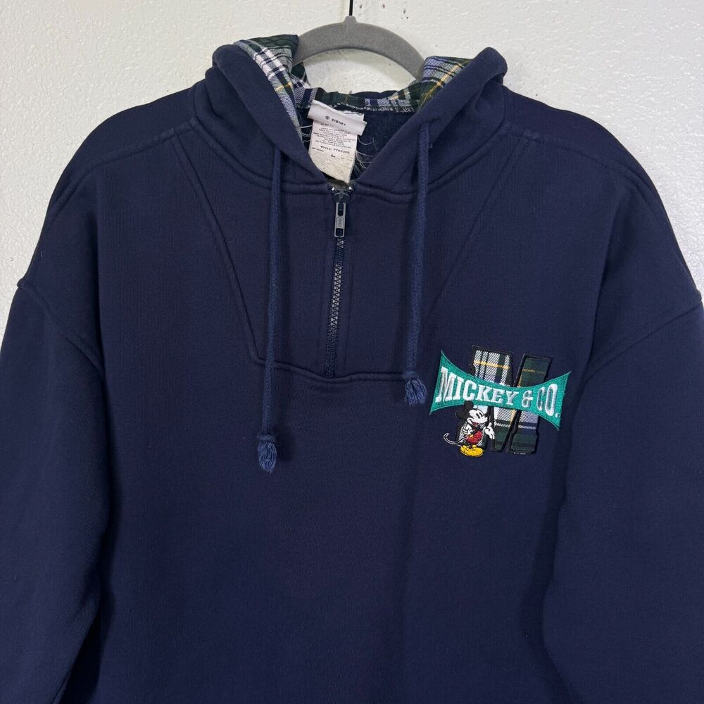 Vintage Disney Sweater Women Large Micky & Co Logo Hoodie Pullover Retro 90s - Picture 3 of 9